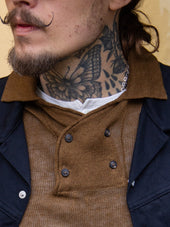 Max Rohr 4 Buttons Polo Tabacco