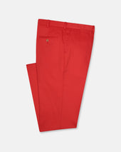 Made In Usa Bright Red Washed Twill Chino Pant
