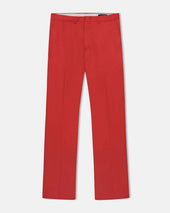 Made In Usa Bright Red Washed Twill Chino Pant