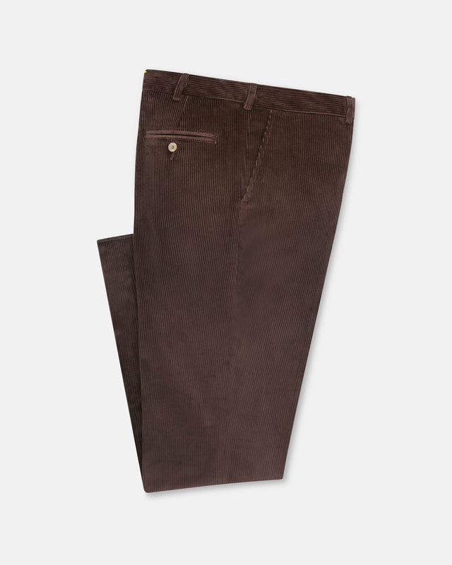 Made In Usa Chestnut Wide Wale British Corduroy Pant