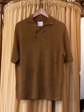 Max Rohr 4 Buttons Polo Tabacco