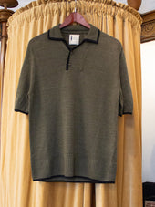 Max Rohr 2 Buttons Polo Green Blue