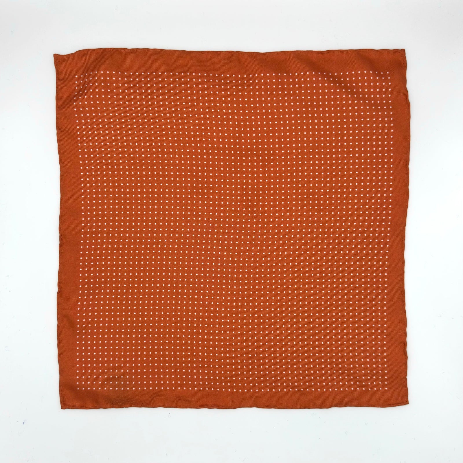 Silk Spotted Pocket Square In
