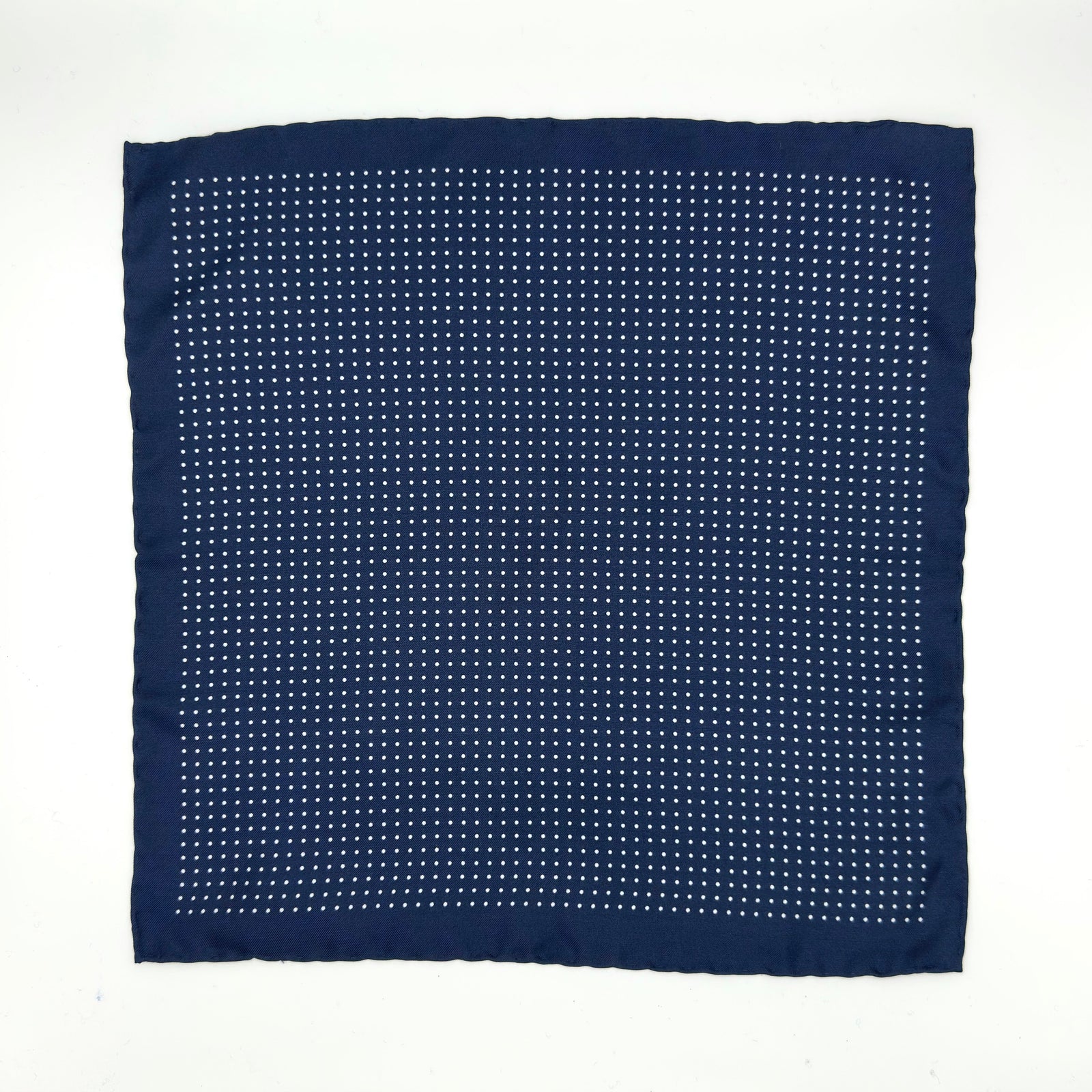 Silk Spotted Pocket Square In