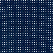 Silk Spotted Pocket Square in Navy
