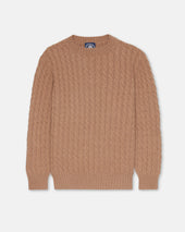Made In Scotland Cable Knit Cashmere Sweater