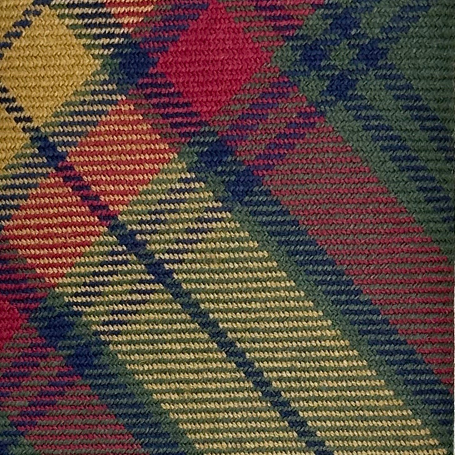 Tartan Tie In Dark Green