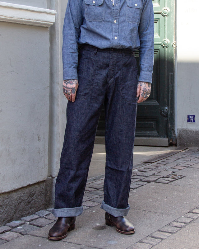 Fullcount, 1141-1 USN Seamen’s Trousers, Indigo Blue
