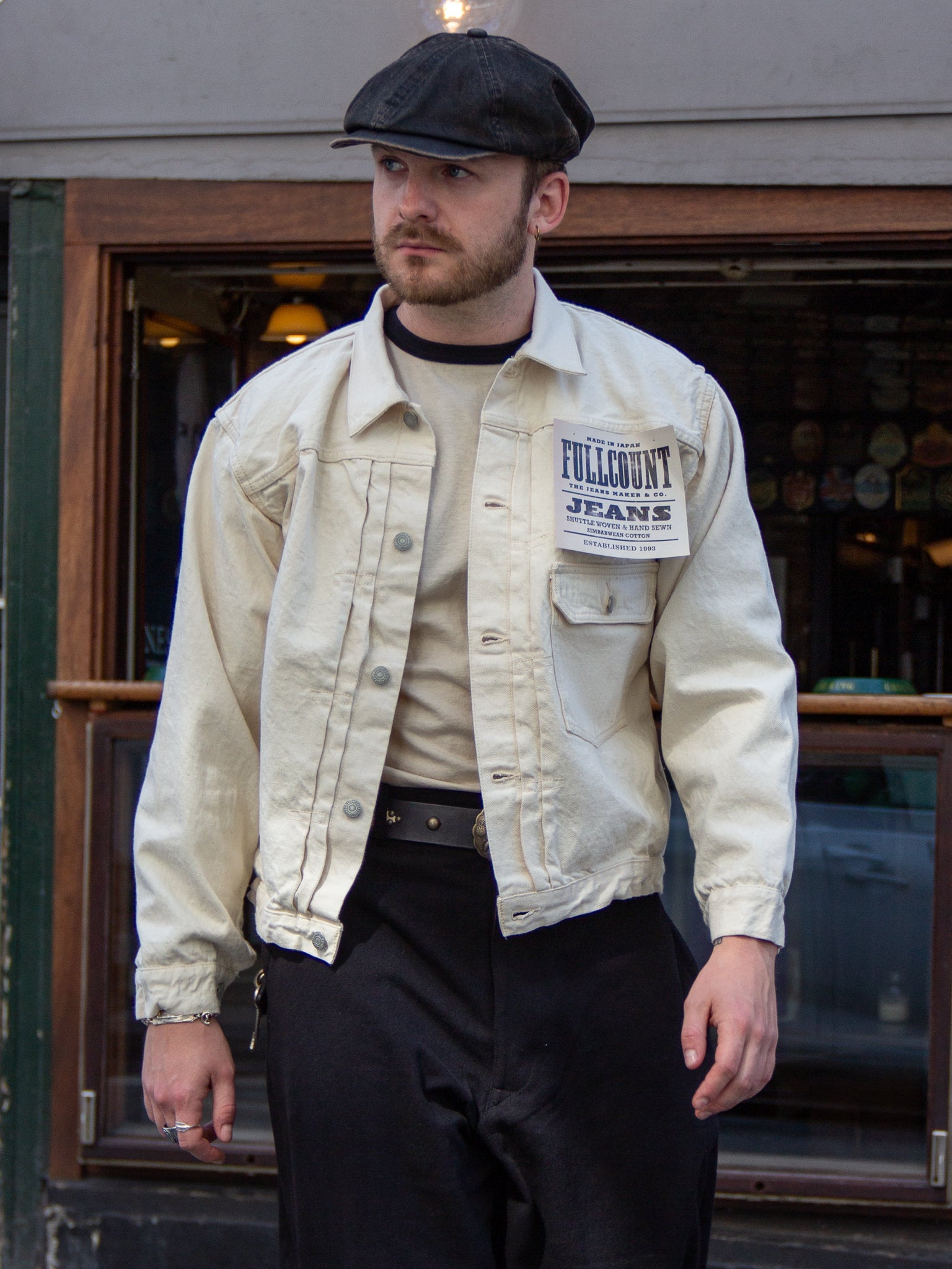 Fullcount Type I 207ec Jacket Ecru