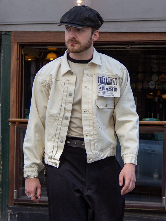 Fullcount, Type I 207EC Denim Jacket, Ecru