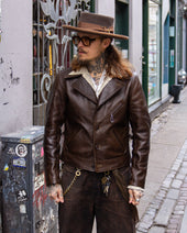 Double Helix, PREORDER November 26, Wardrobe 19 Model, Dark Olive Horsehide