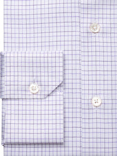Purple Graph Tattersall Check Shirt Elgin Fit