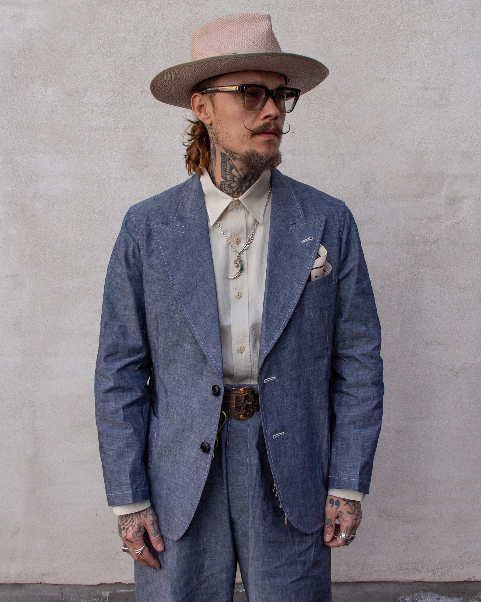Belafonte Ragtime Clothing Peaked Lapel No Lining 30 1 Chambray