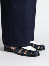 FRANCK BICOLOR NAVY & WHITE