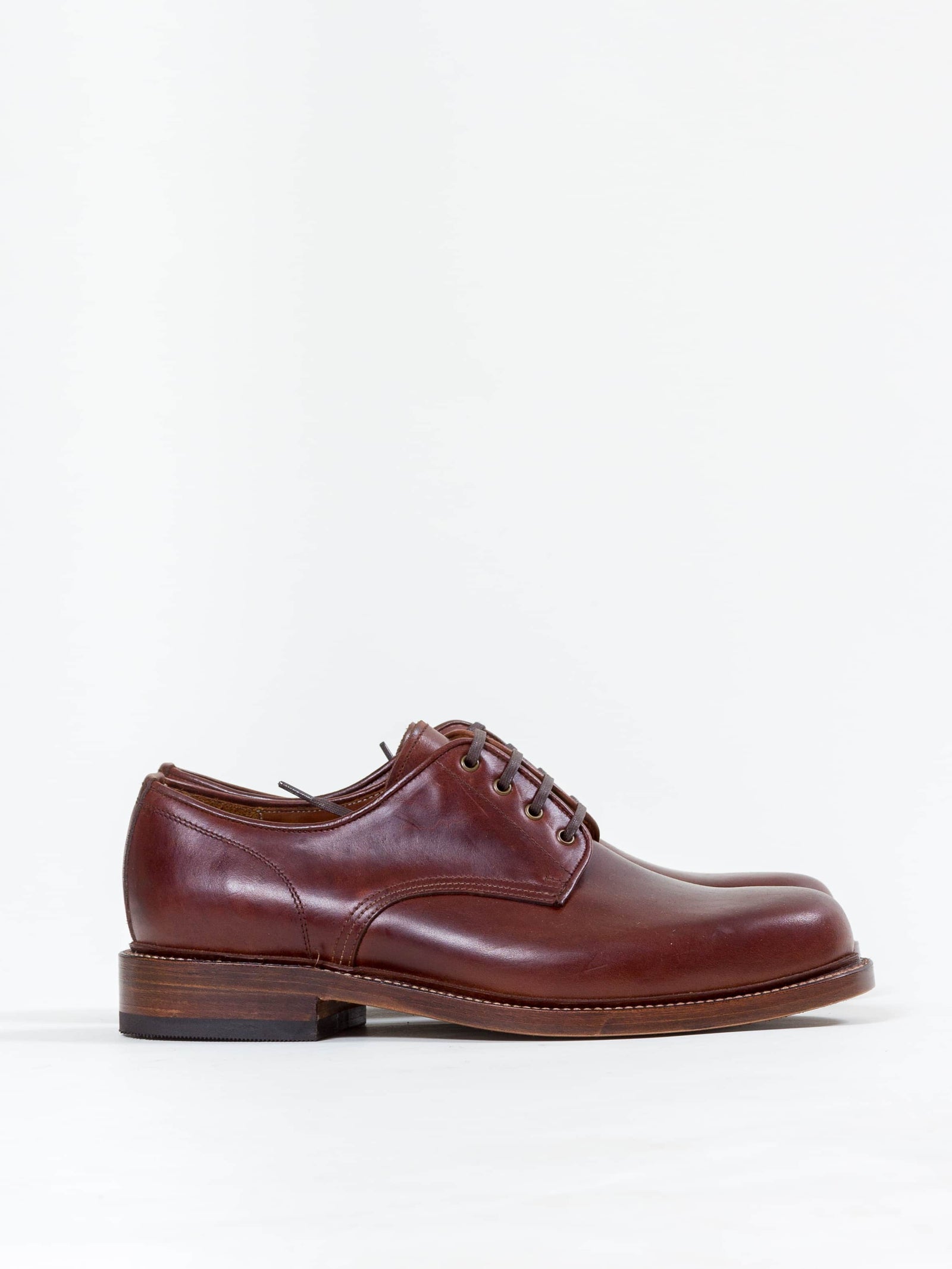 Bright Shoemakers Derby Chestnut Brown