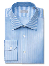Light Blue Multistriped Shirt - Elgin Fit (Slim)