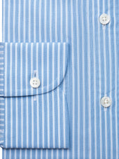 Light Blue Multistriped Shirt - Elgin Fit (Slim)