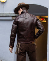 Aero Leather Clothing 1930 S Premier Highwayman Chromexcel Horsehide