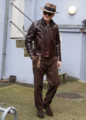Aero Leather Clothing 1930 S Premier Highwayman Chromexcel Horsehide