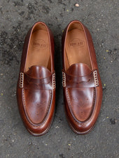 Bright Shoemakers Penny Loafer Chestnut