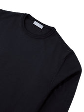 Black Crew Neck Long-Sleeve Sweater