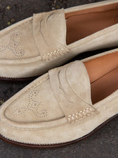 Bright Shoemakers Penny Loafer Desert Suede
