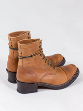 Bright Shoemakers Hobo Lace Boot Teak