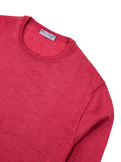 Pink Crew Neck Long Sleeve Sweater