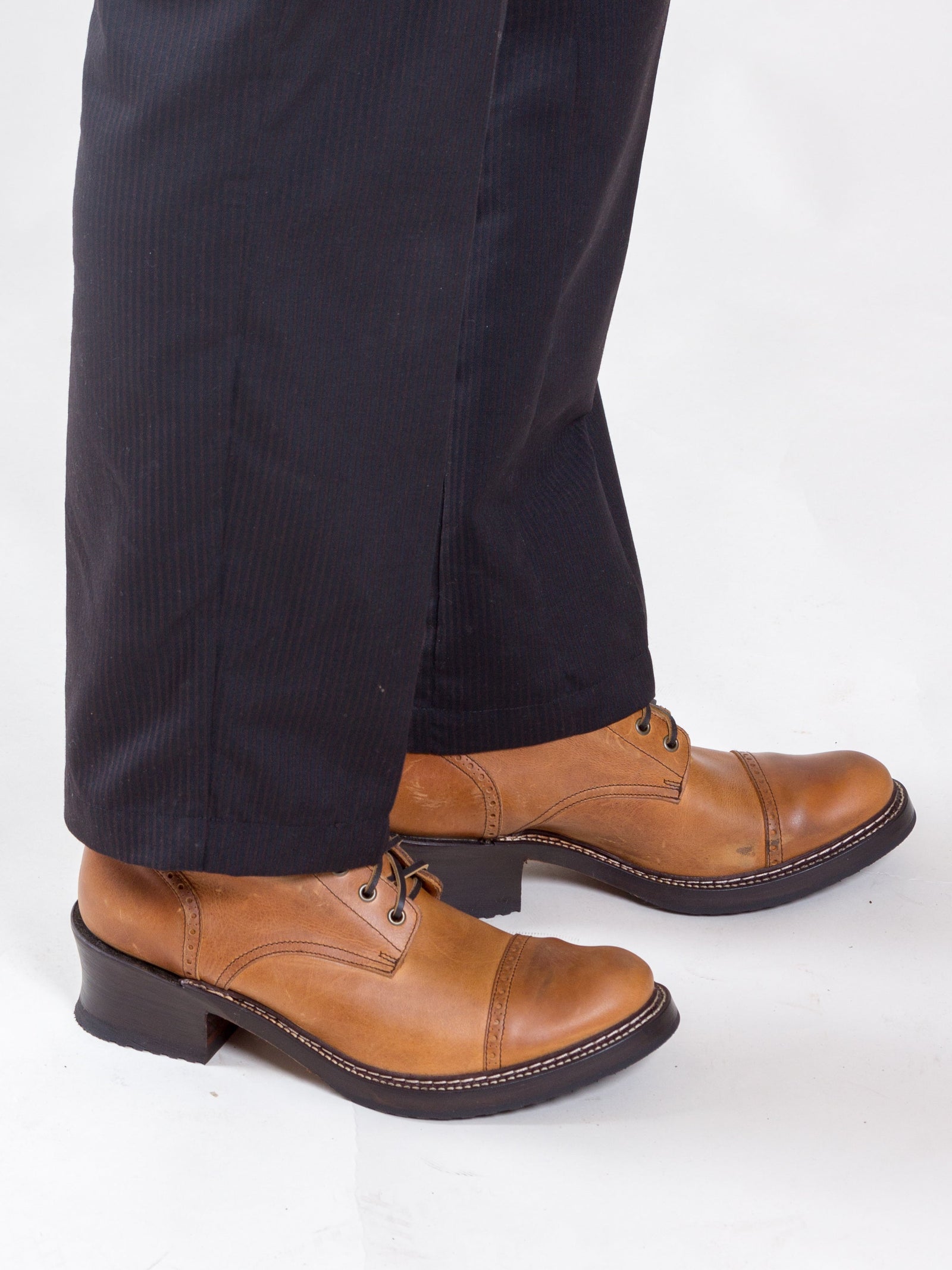 Bright Shoemakers Hobo Lace Boot Teak