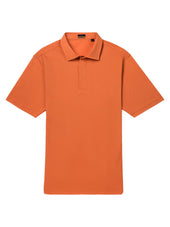 Short Sleeve Orange Polo - Davis Fit (Slim)