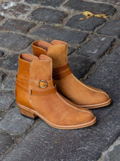 Bright Shoemakers Jodhpur Boot Rough Out Pull Up