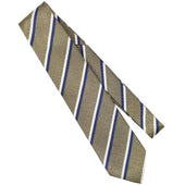 Tie in oxford irregolare - Rigata - Bigi Ties