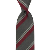 Tie in lino/seta – Rigata - Bigi Ties