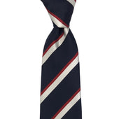 Satin tie – Striped - Bigi Ties