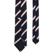 Satin tie – Striped - Bigi Ties