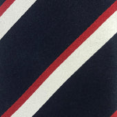 Satin tie – Striped - Bigi Ties