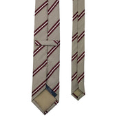 Tie in seta/lino – Rigata - Bigi Ties
