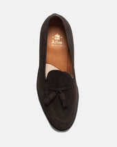 Made In Usa Mocha Suede Tassel Loafer