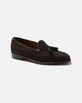 Made In Usa Mocha Suede Tassel Loafer
