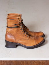 Bright Shoemakers Hobo Lace Boot Teak
