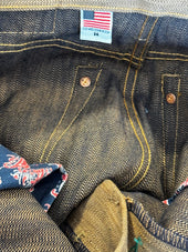 17 oz Kakishibu Awa Shoai denim from Tokushima Japan **check specs**