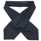 Hand Printed Silk Ascot