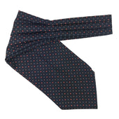 Hand printed silk ascot - Bigi Ties