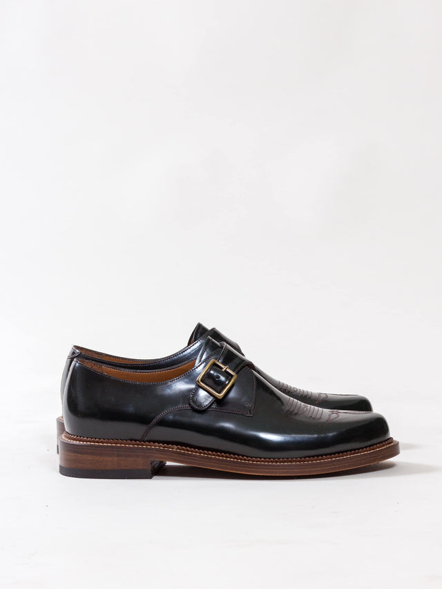 Bright Shoemakers, Western Monk, Bottle Green High Shine