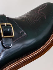 Bright Shoemakers Western Monk High Shine