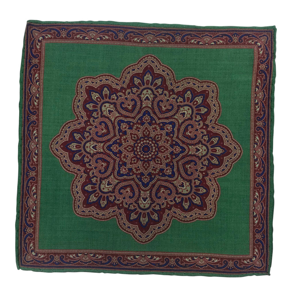 Wool/silk pocket square - Bigi Ties