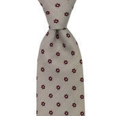 Tie in seta/lino – Motivo - Bigi Ties