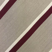 Silk/Linen tie – Striped - Bigi Ties