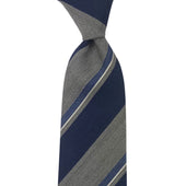 Silk Wool Tie Striped