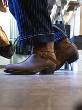 Bright Shoemakers Jodhpur Boot Waxy Rough Out Prairie